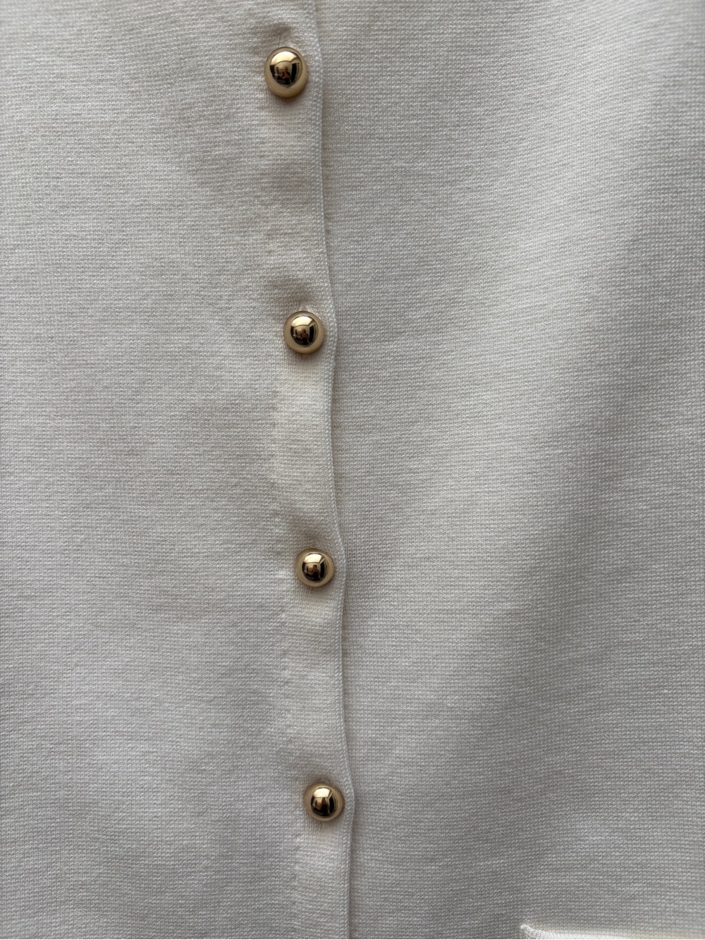 H&M Cream Knit Sleeveless Vest - Picture 3 of 5